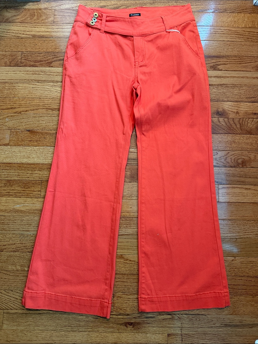 Gymboree Women's Wide Leg Pants in Coral